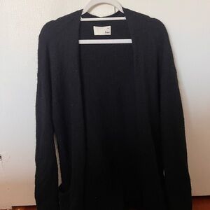 Wilfred Long Black Women's Cardigan